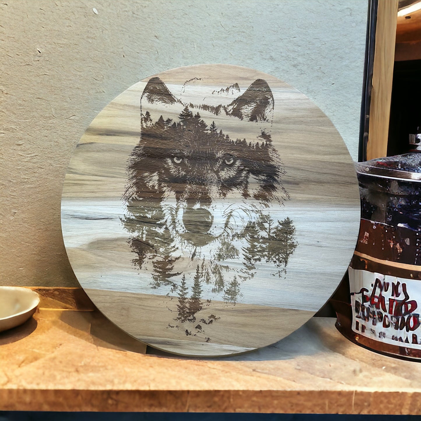 Wolf Teak Charcuterie Board