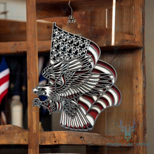 Layered Flying Eagle