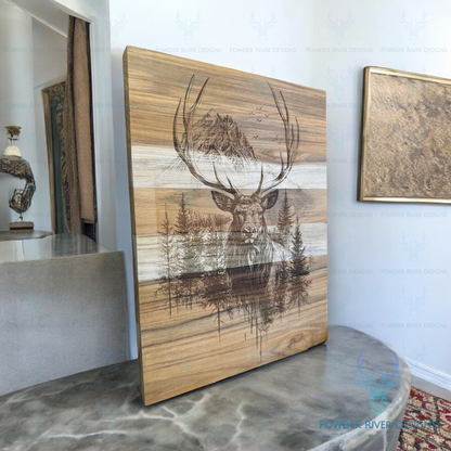 Elk Teak Wood Charcuterie Board