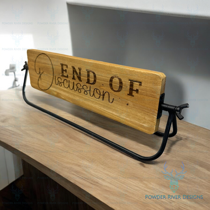 Office Flip "I'm not Arguing" Sign