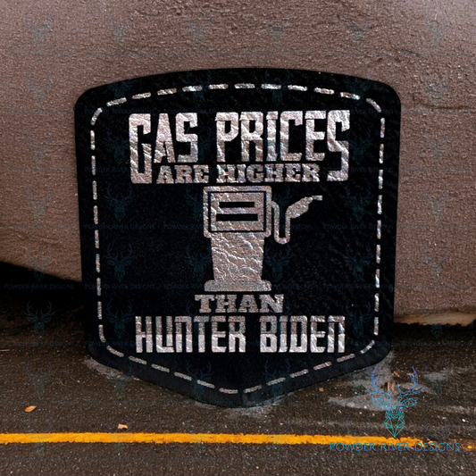 Gas Prices Custom Hat with Leatherette Patch