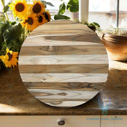 Grizzly Teak Wood Charcuterie/Sign