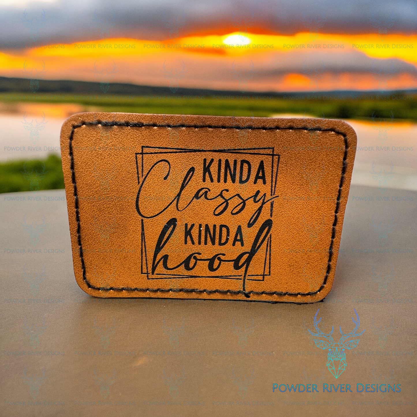 Kinda Classy Custom Hat with Leatherette Patch