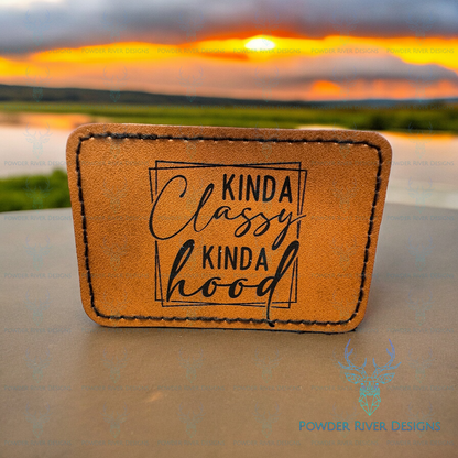 Kinda Classy Custom Hat with Leatherette Patch