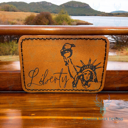Liberty Custom Hat with Leatherette Patch