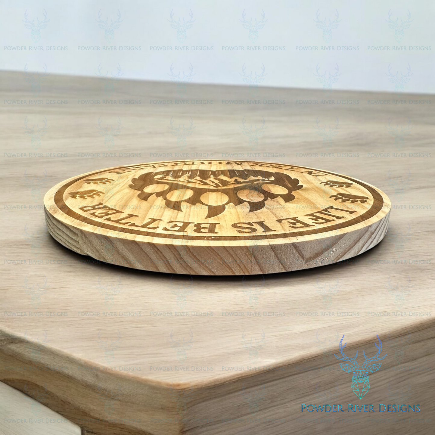 Life is Better in the Woods Wood Sign