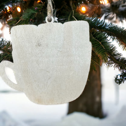 Customizable Hot Cocoa Mug Ornament