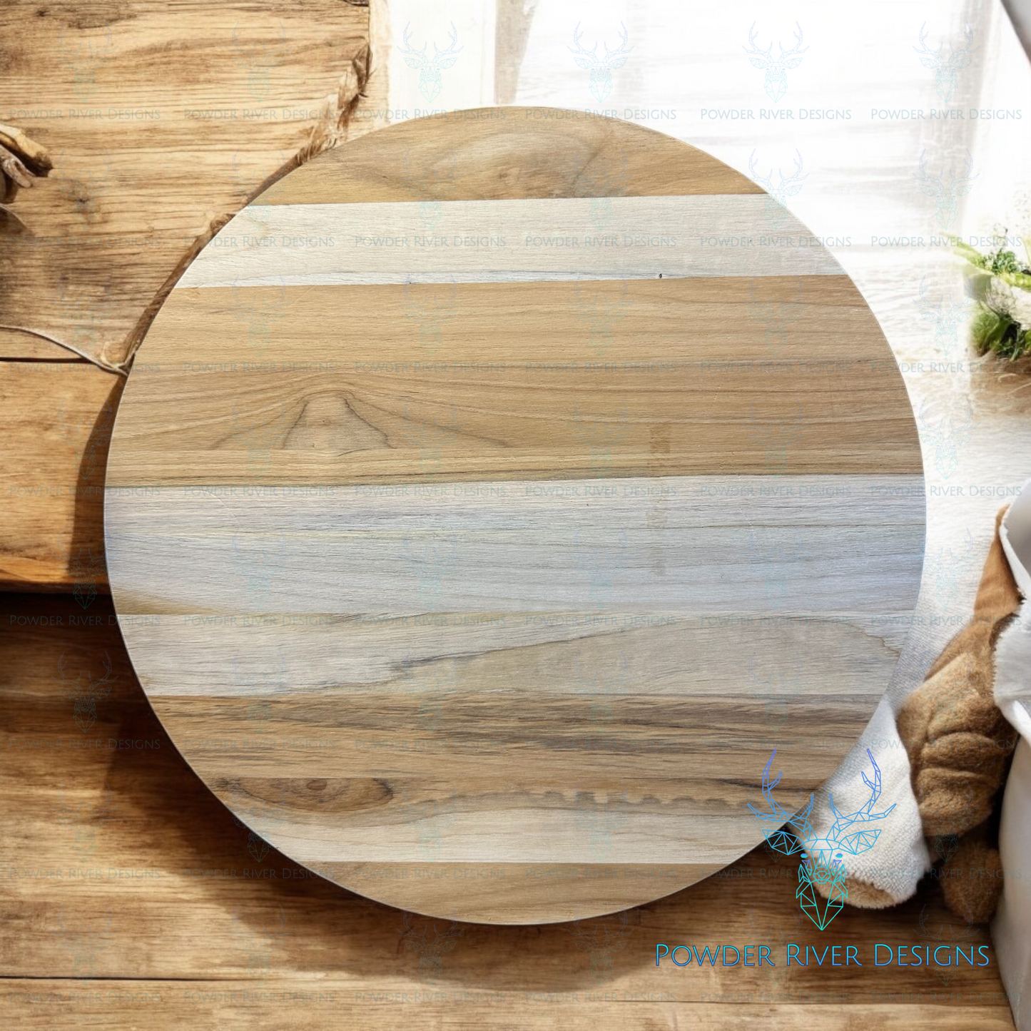 Moose Teak Wood Charcuterie Board