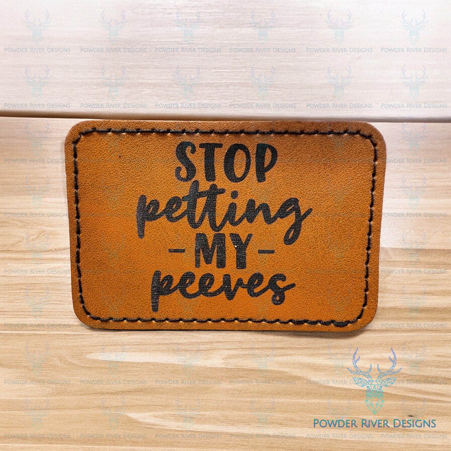 Petting Peeves Hat with Leatherette Patch