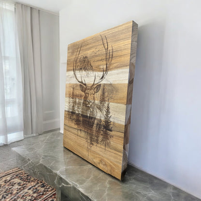 Elk Teak Wood Charcuterie/Decor Board