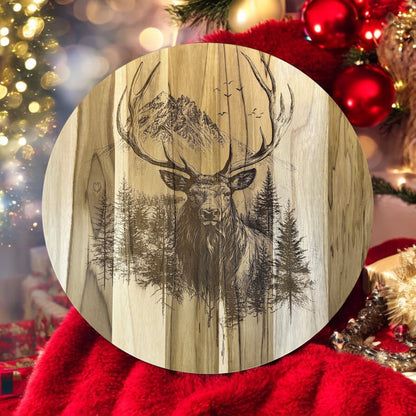 Elk Teak Wood Charcuterie Board