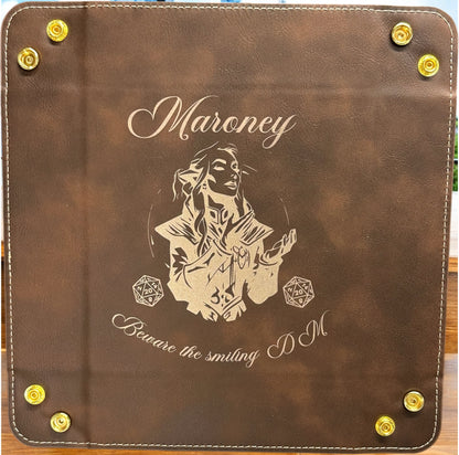 Leatherette Snap Tray with Personalization