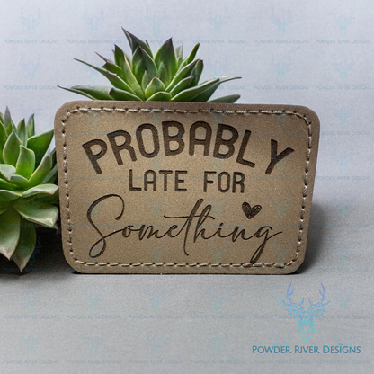 Probably Late Custom Hat with Leatherette Patch