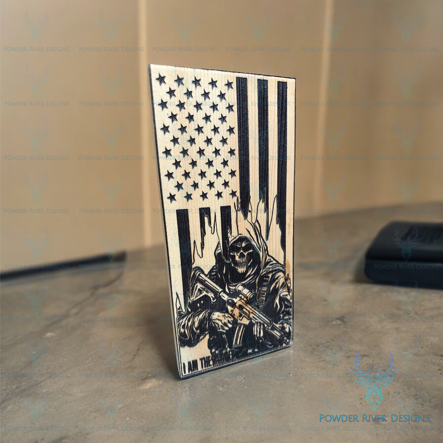 Reaper Wood American Flag