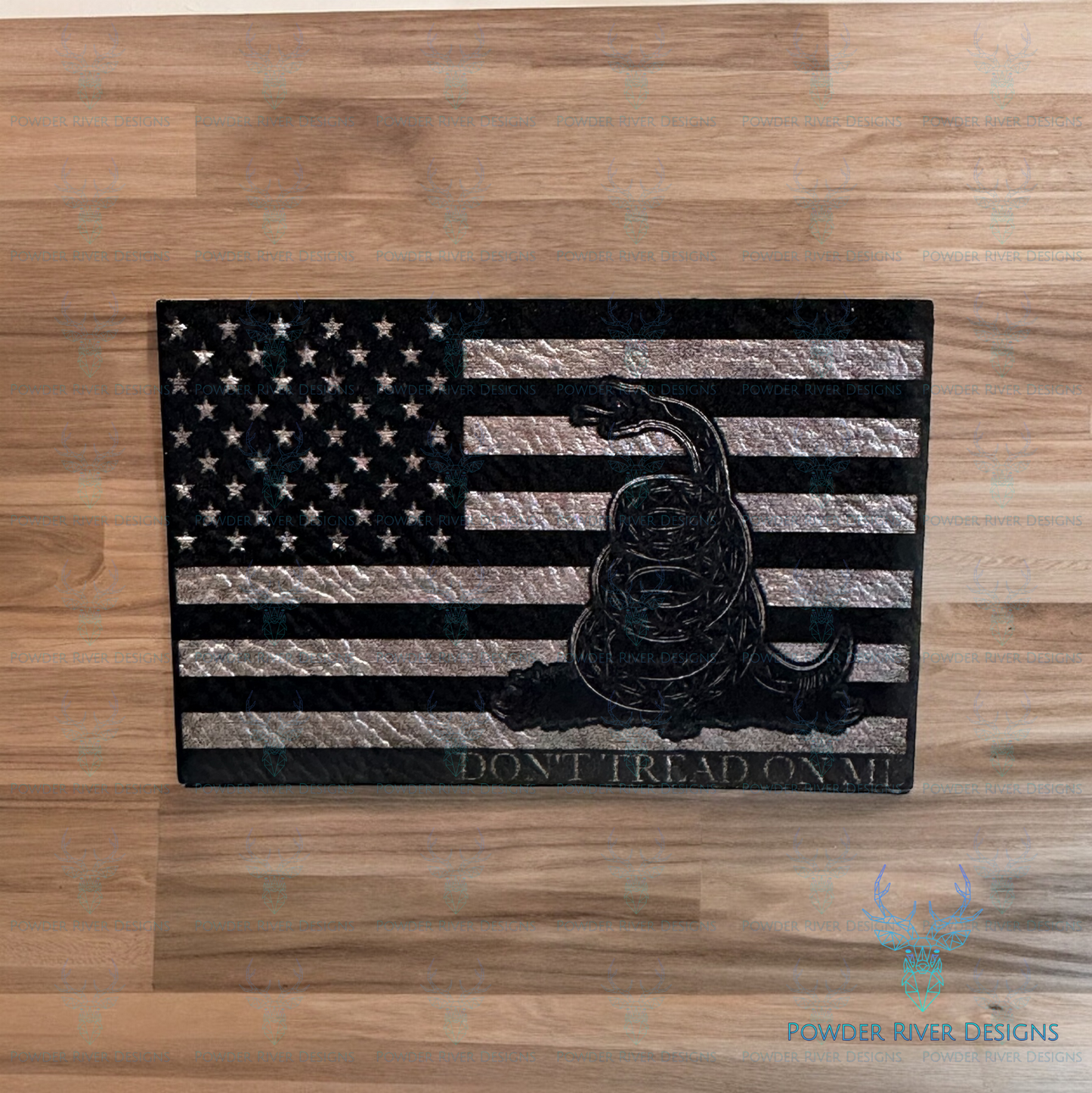 Don't Tread on Me Custom Hat with Leatherette Patch