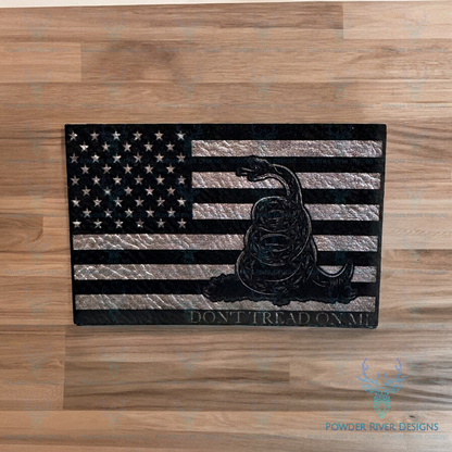 Don't Tread on Me Custom Hat with Leatherette Patch