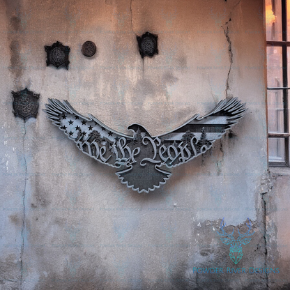 We the People Layered Eagle