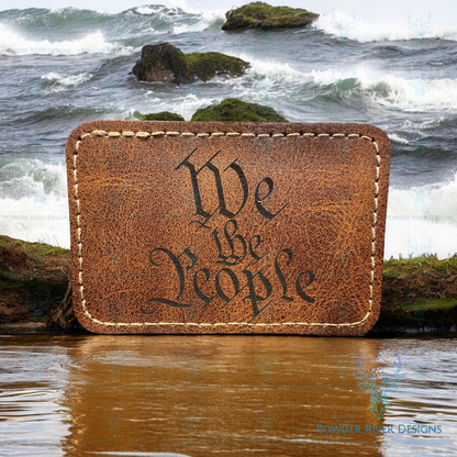 We the People Custom Hat with Leatherette Patch