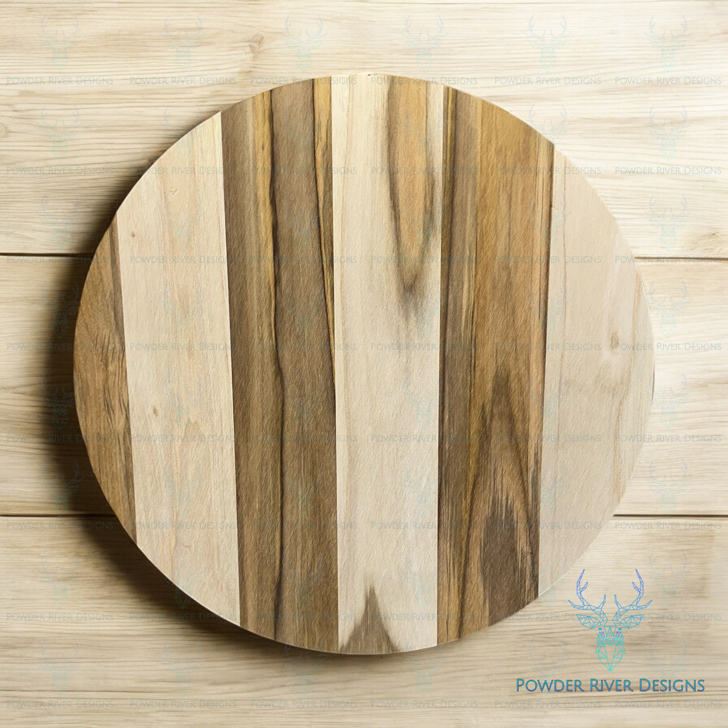 Cabin in the Woods Teak Charcuterie Board